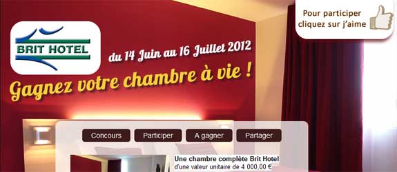 Brithotel.fr - Jeu facebook Brit Hotel