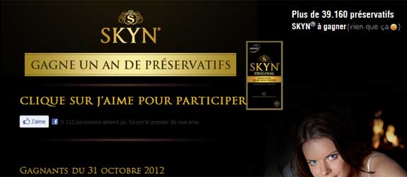 Skyn.fr - Jeu facebook Skyn France