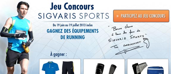 Sigvaris-sports.fr - Jeu facebook Sigvaris Sports