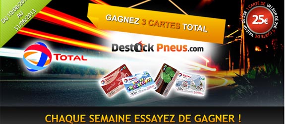 Destockpneus.com - Jeu facebook Destock Pneus